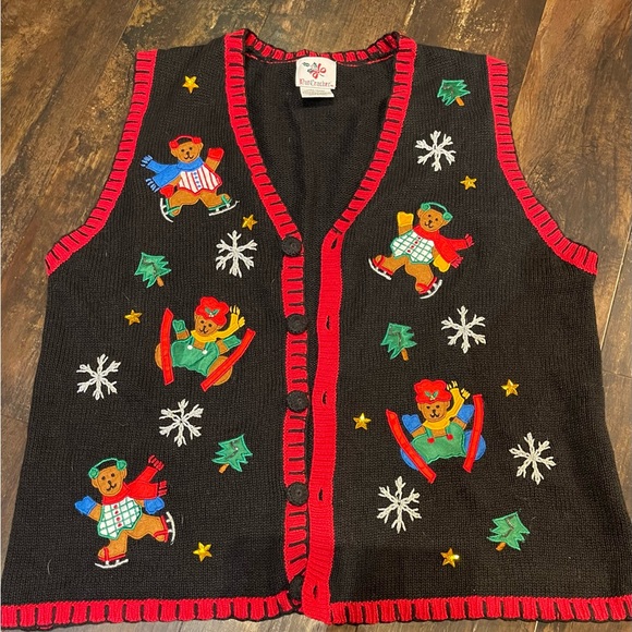 Nutcracker Pink Sweater Vest